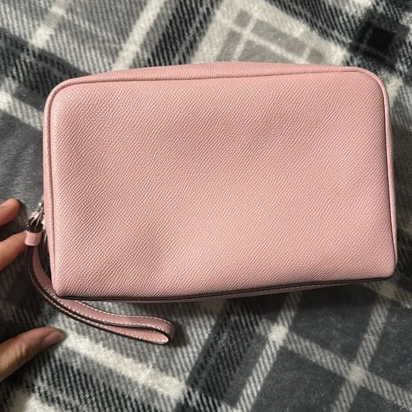 *SALE* NEW Coach Cosmetic Case in Pink Leather - Picture 7 of 8